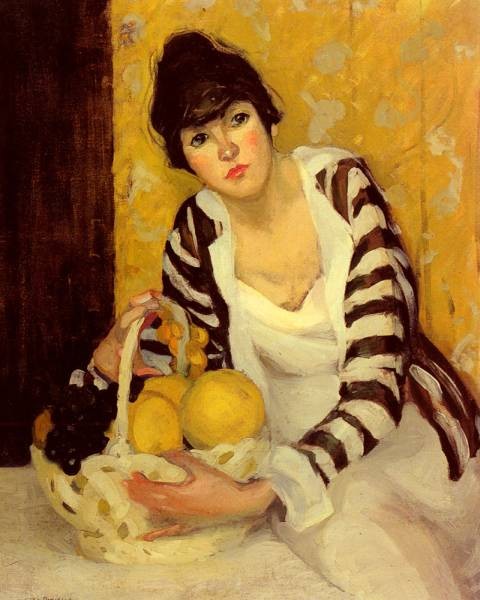 Girl With Fruit